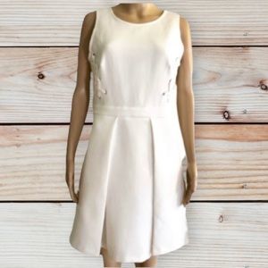 GB Junior dress off white fit & flare style Jr.L